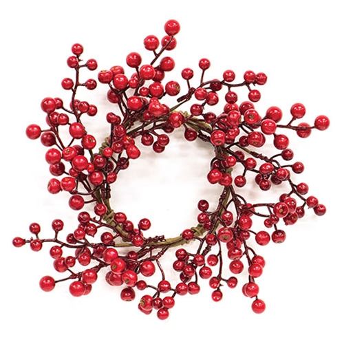 4.5" Winter Gooseberry Candle Ring