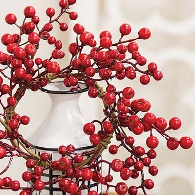 4.5" Winter Gooseberry Candle Ring