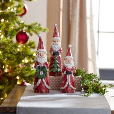 Carved Santas