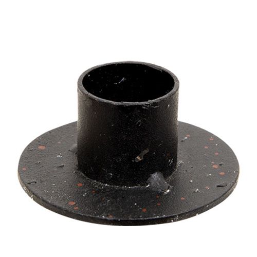Black Metal Circle Taper Holder