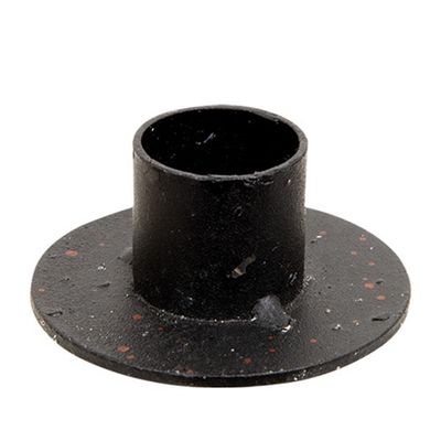Black Metal Circle Taper Holder