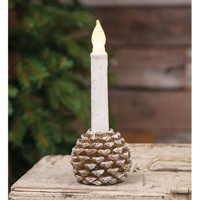 Pinecone Taper Holder