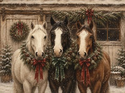 Christmas Horses