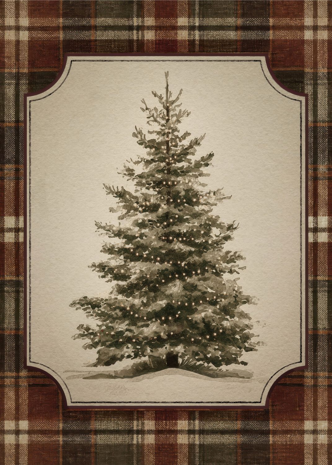 Plaid Christmas Tree