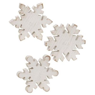 Distressed Snowflake Sitters
