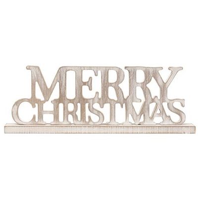 Weathered Wood Merry Christmas