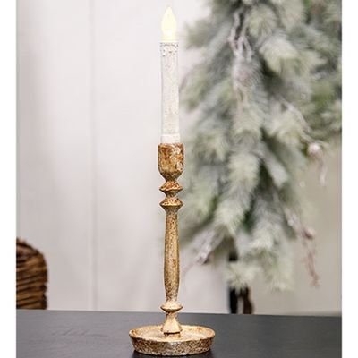 Distressed Gold Taper Holders