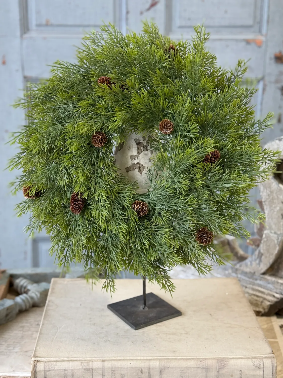 16" Conifer Vale Wreath