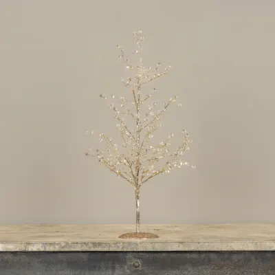 19" Gold Crystal Tree