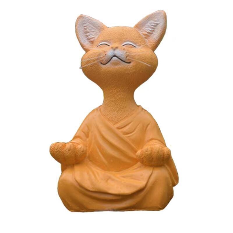 Meditation Cat Figurine