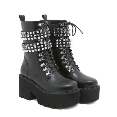 Goth Motorcycle Boots
