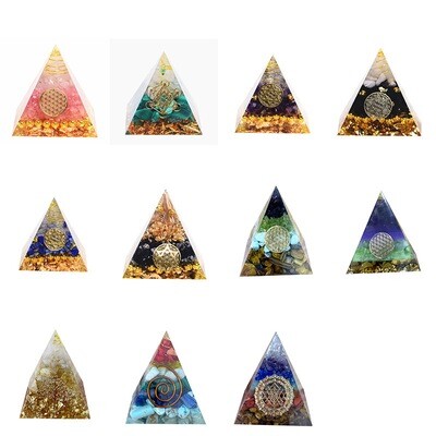 Chakra Pyramid Stones