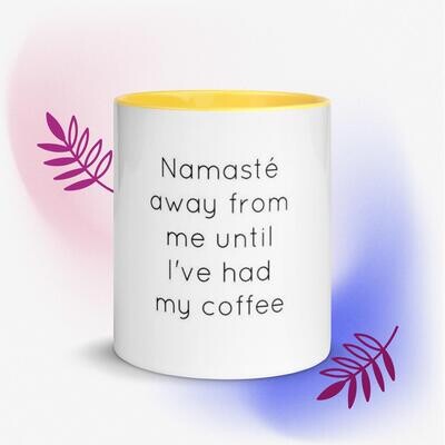 Namaste Mug with Colour Inside
