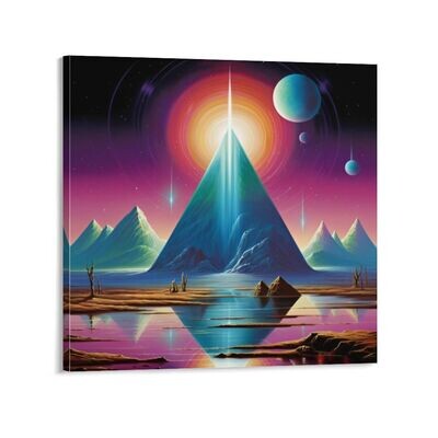 Strange New Land Collection 1: High Quality Square Canvas Frameless Decorative Painting