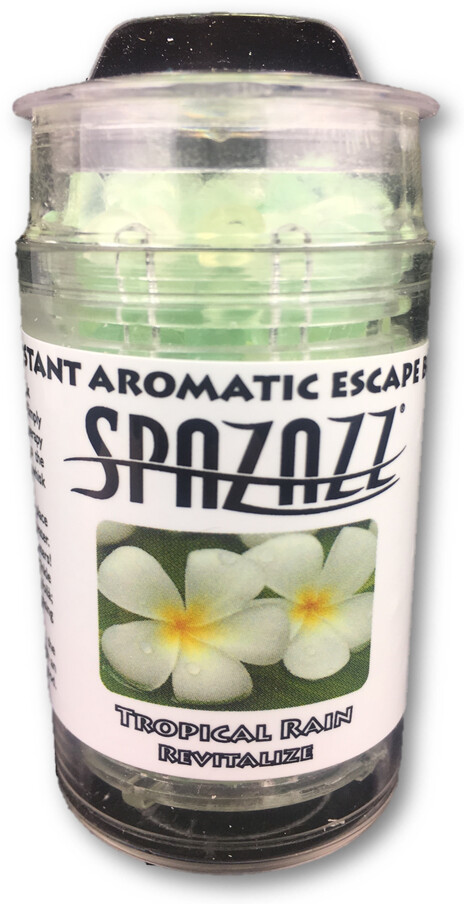 SPAZAZZ AROMATHERAPY BEADS " TROPICAL RAIN REVITALIZE"