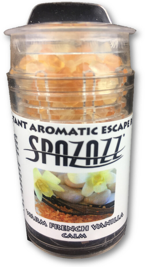 SPAZAZZ AROMATHERAPY BEADS WARM FRENCH VANILLA "CALM"