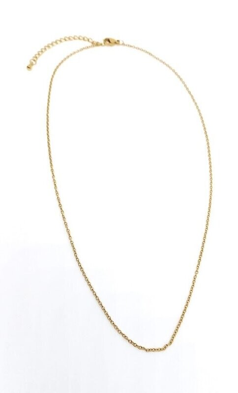 Chaine inox doré pour pendentif
