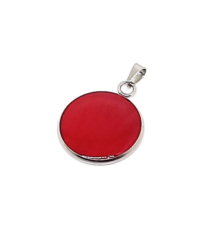Pendentif, pétale de Rose rouge
