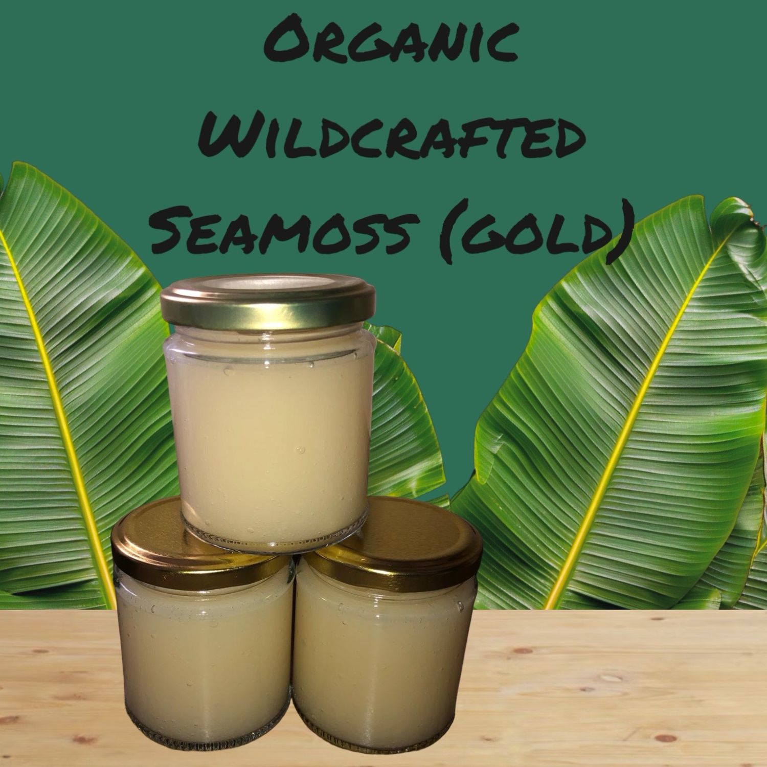 Organic Wildcrafted Seamoss (Gold)