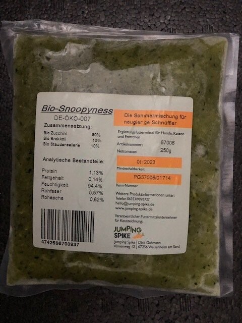 Bio Snoopines Gemüsemix püriert 250g Bio Snoopines Gemüsemix püriert 250g