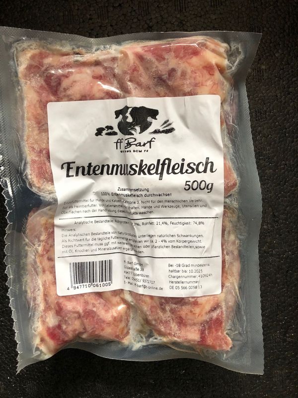 Enten Muskelfleisch gewolft FF 500g