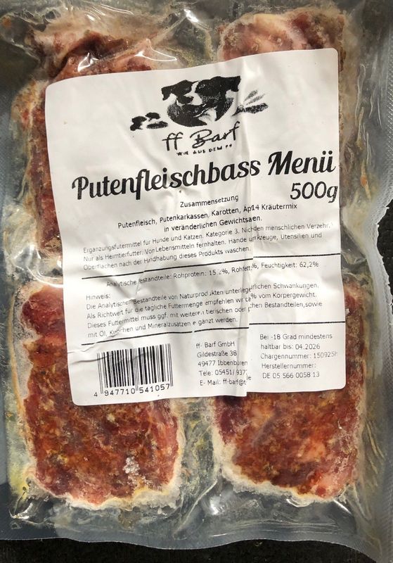 Putenbasis Menü gewolft FF 500g