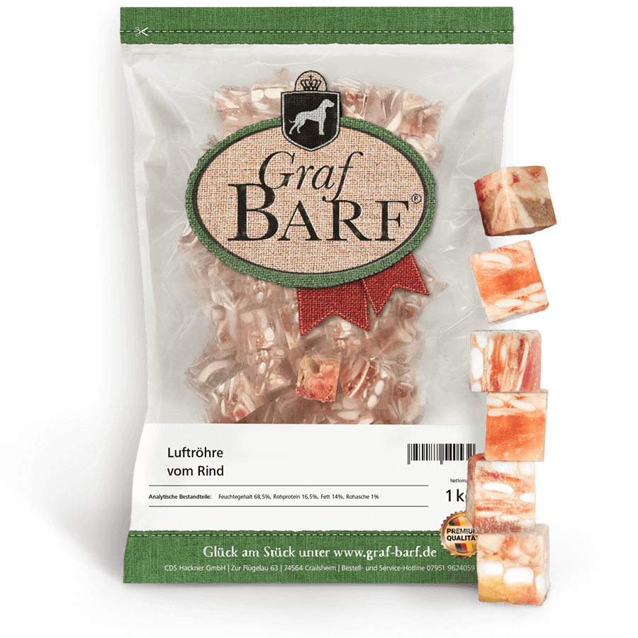 Luftröhre in Würfel GB 1kg