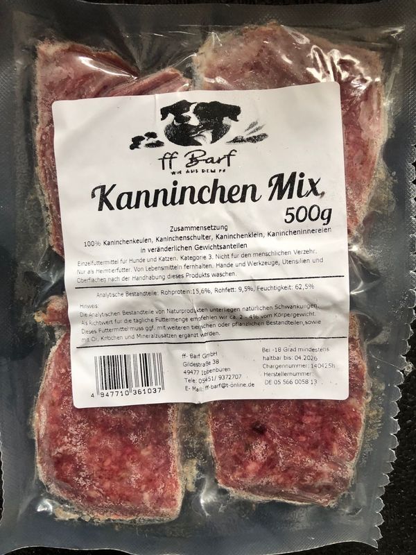 Kaninchen Mix gewolft FF