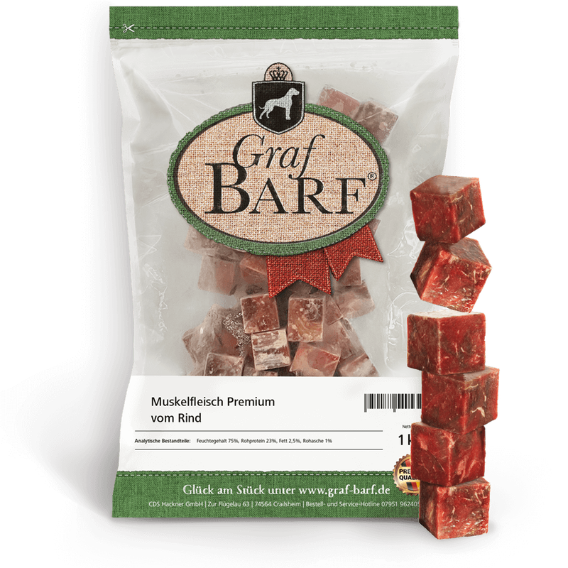 Muskelfleisch in Würfel GB  1kg