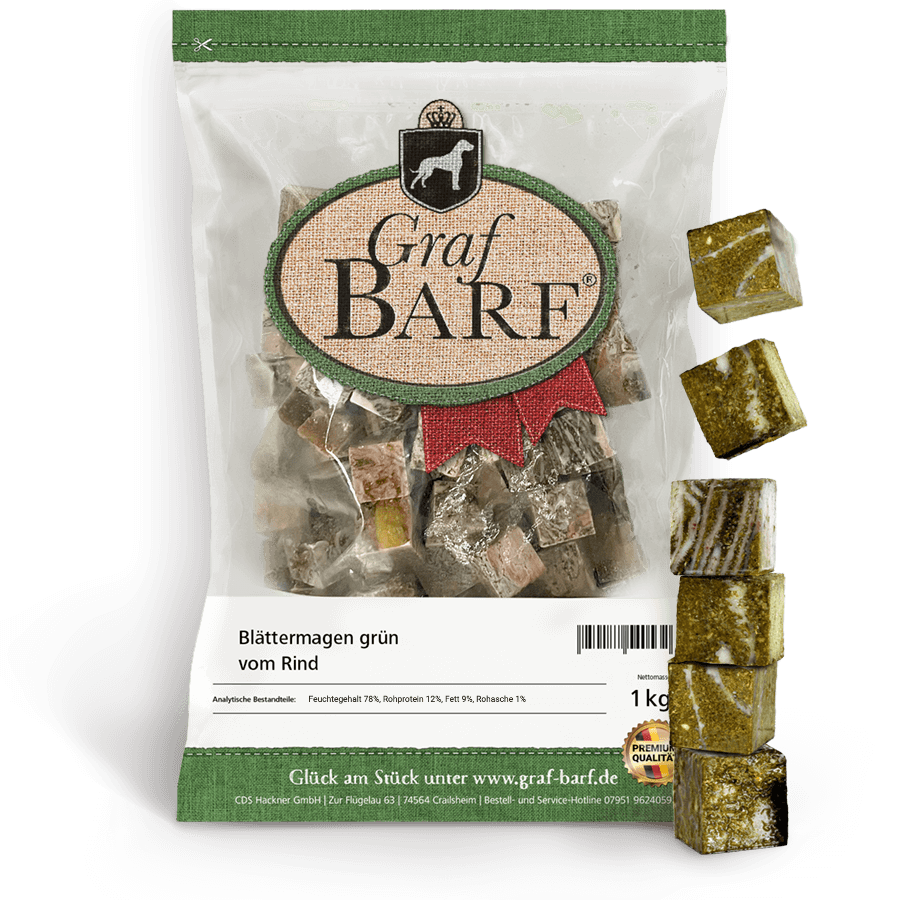 Rinder Blättermagen in Würfel GB