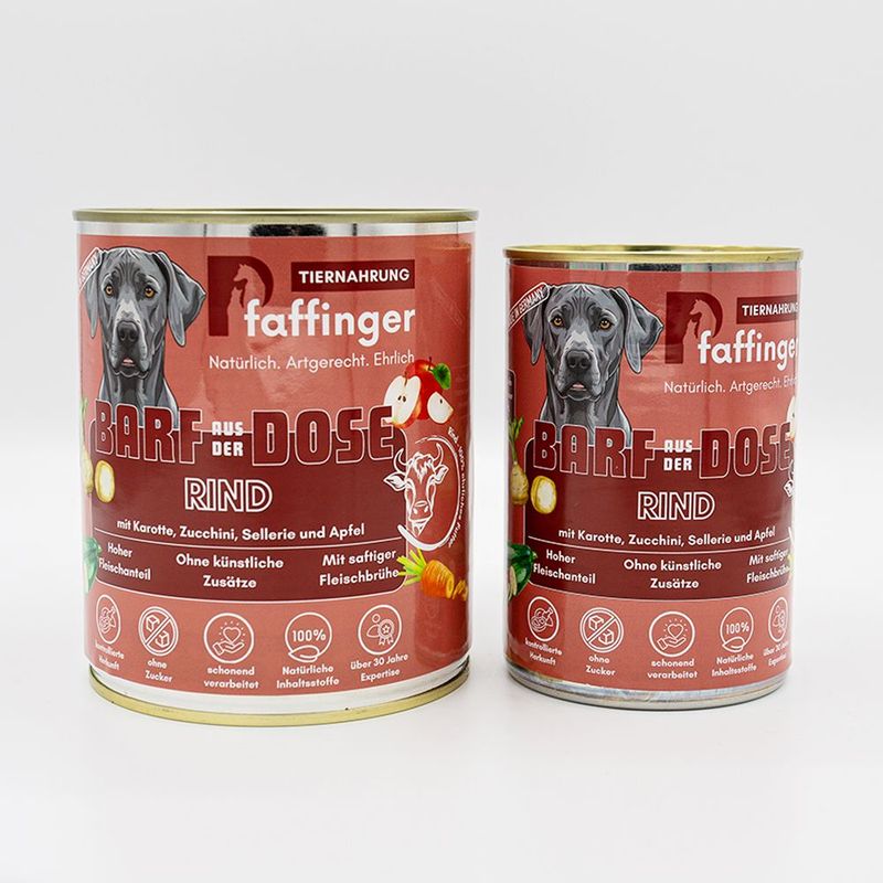 Rind mit Gemüse PF 800g