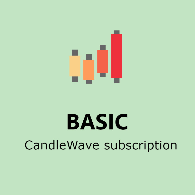 1 month BASIC CandleWave subscription
