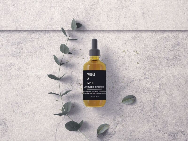 What A Man Ayurvedic Beard Oil