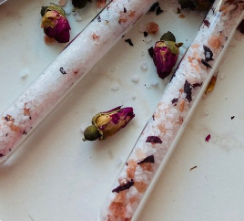 Essential Oil Bath Salts Sampler Tubes