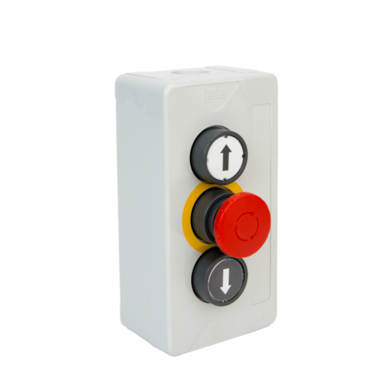 open-stop-neer bediening schakelaar