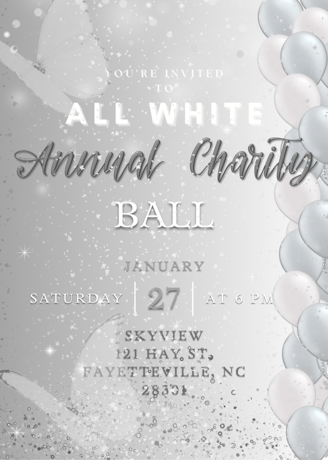 All White Annual Charity Ball
