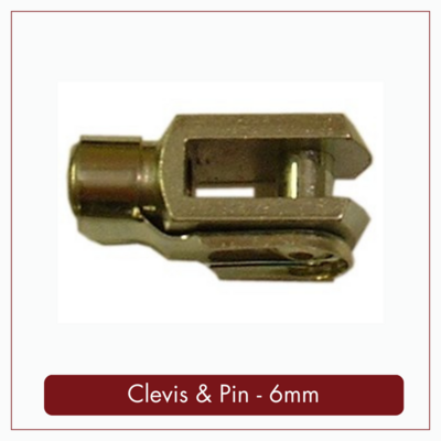 Clevis & Pin 6mm