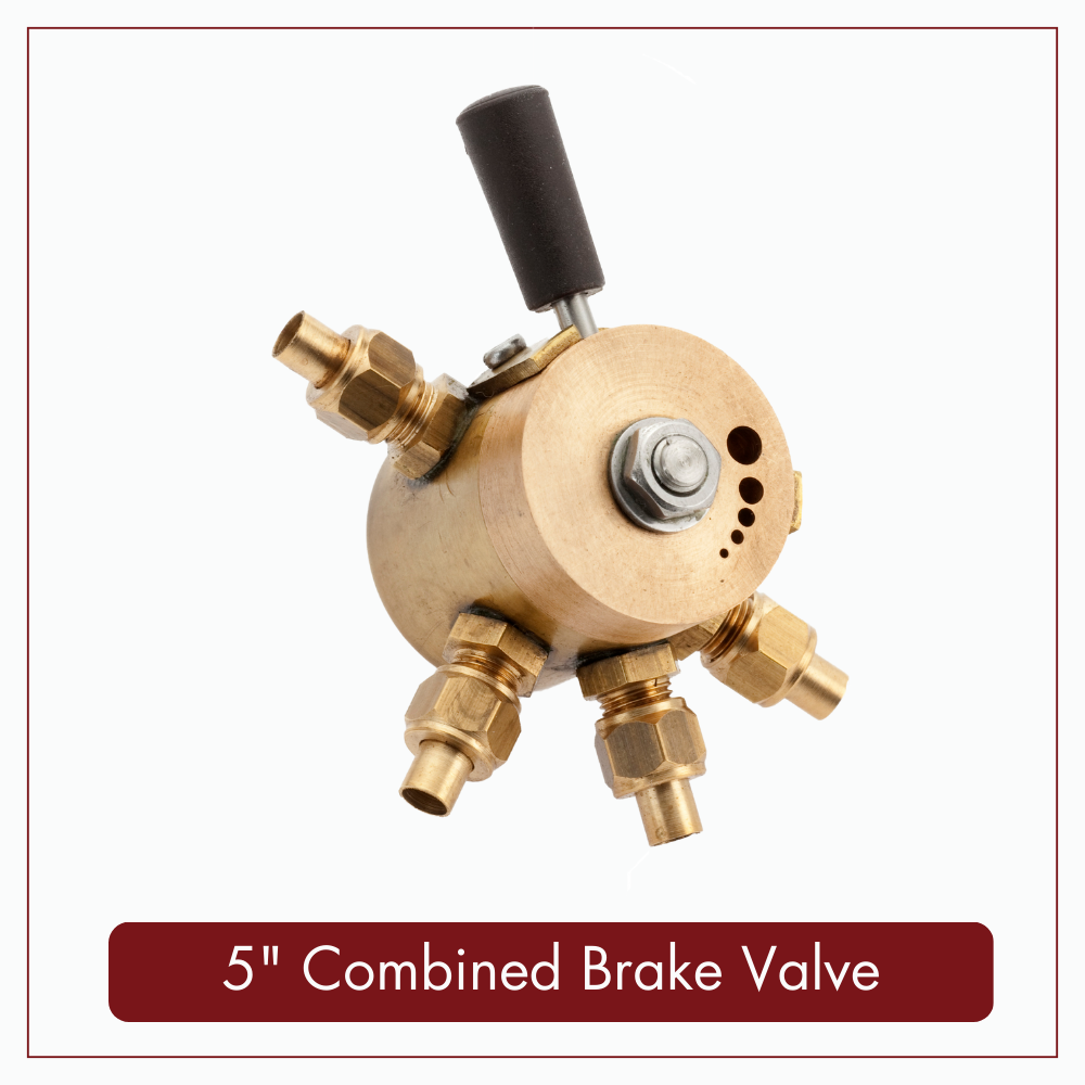 Combined Vacuum and Steam Brake Valves, Combined Vacuum and Steam Brake Valves: Combined Vacuum and Steam Brake Valve - For 5&quot; Standard Scale and 7¼&quot; Narrow Gauge