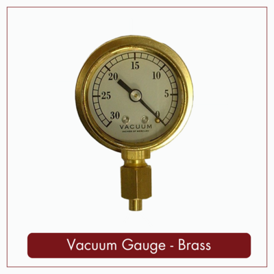 Vacuum Gauge Brass