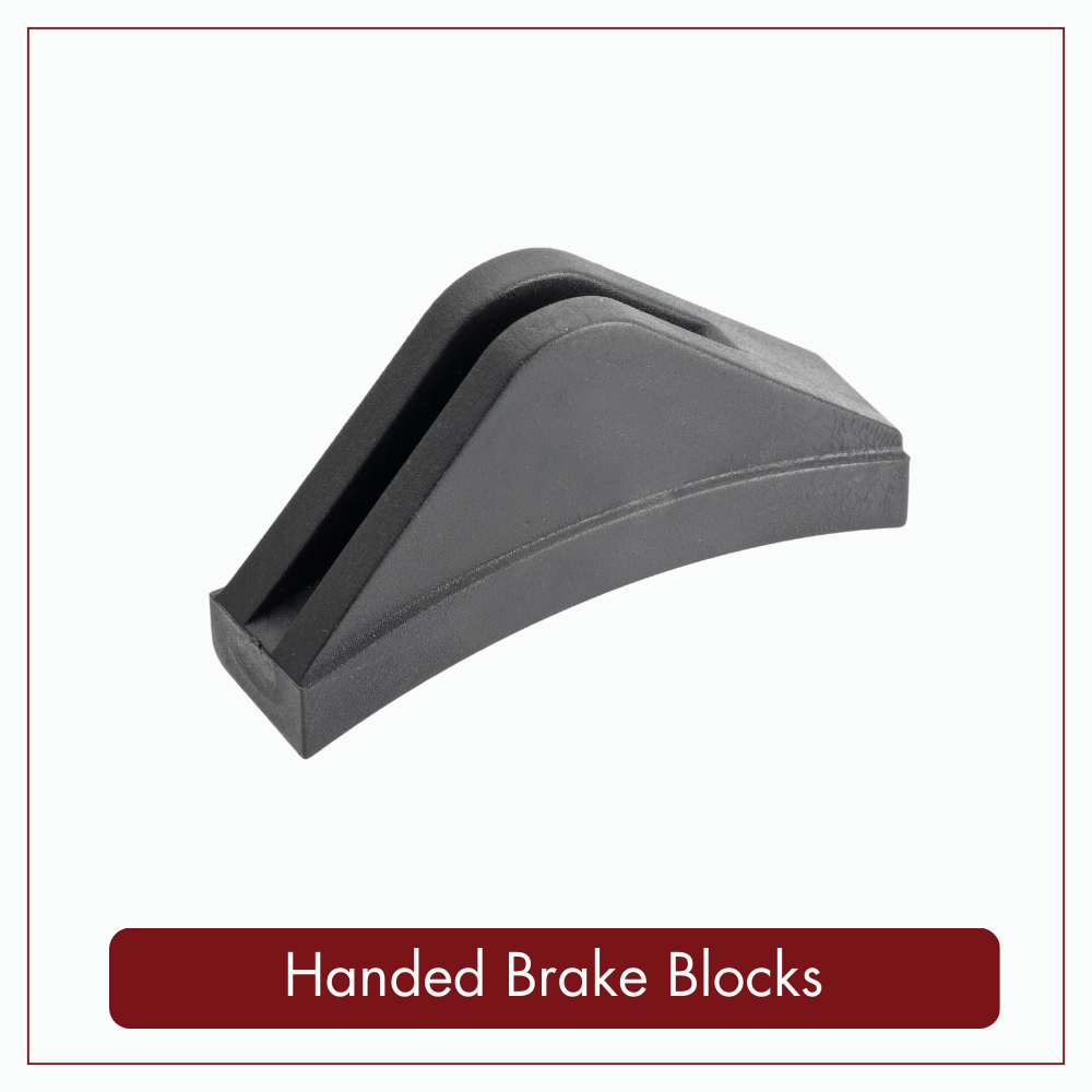 Handed Brake Blocks  for 7¼&quot; NG &amp; 10¼&quot; Standard Scale - Pack of 4