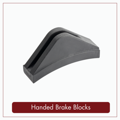 Handed Brake Blocks  for 7¼" NG & 10¼" Standard Scale - Pack of 4