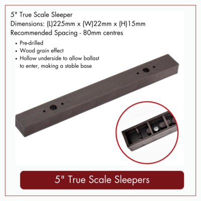 5" True Scale Sleepers