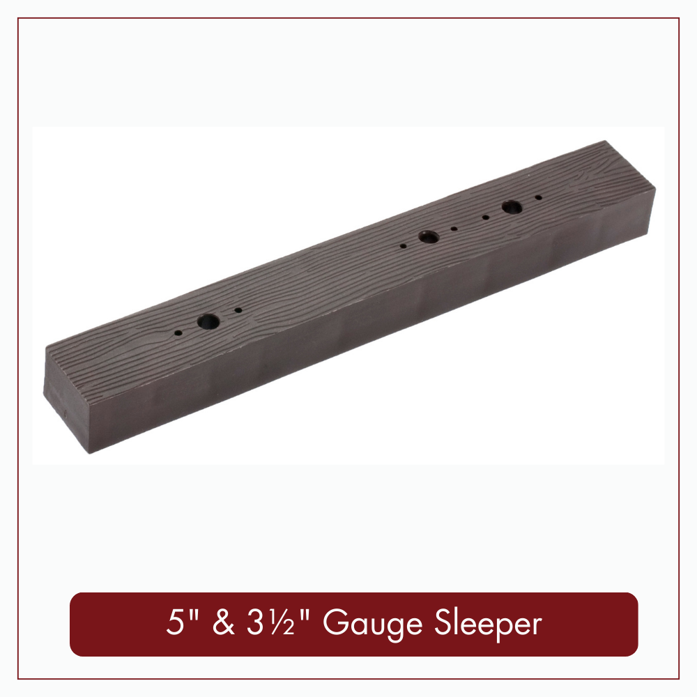 5&quot; &amp; 3½&quot; Gauge Sleepers