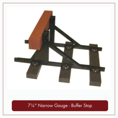 7¼" Standard Scale Buffer Stop - Laser Cuts Only