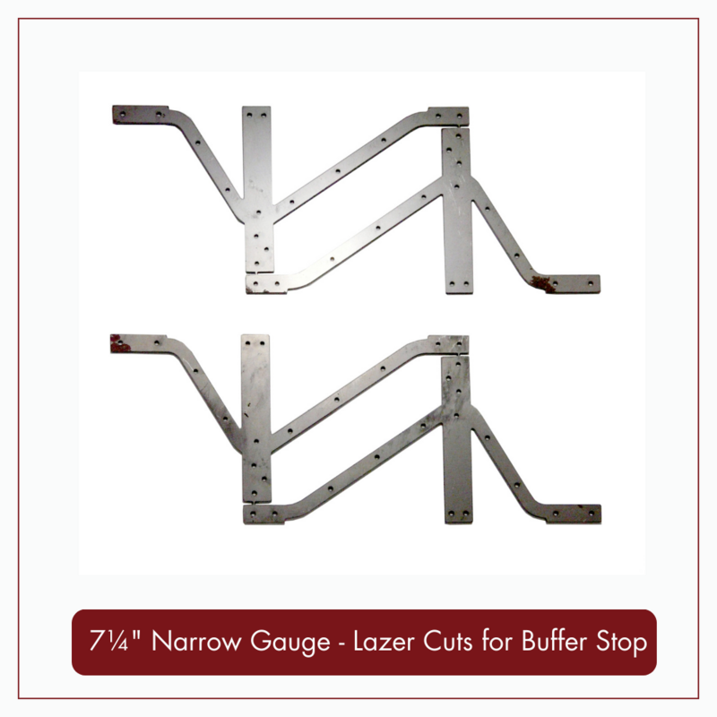 7¼” Narrow Gauge Buffer Stop - Laser Cuts Only