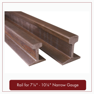Suitable for 7¼&quot; - 10¼&quot; Narrow Gauge