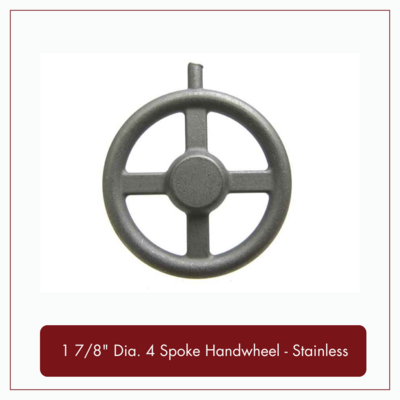 1 7/8" Dia. 4 Spoke Handwheel