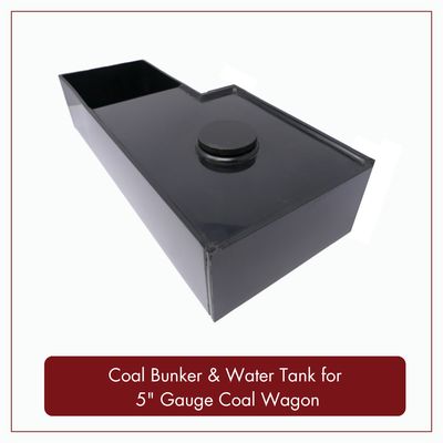 Coal Bunker &amp; Water Tank for 5" Gauge Coal Wagon