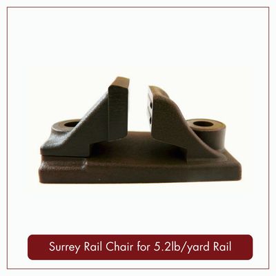 Rail Chair to suit 5.2lb/yd Steel Profile Rail (Surrey Track System)