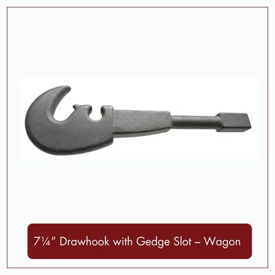7¼" Drawhook with Gedge Slot - Wagon &amp; Coach